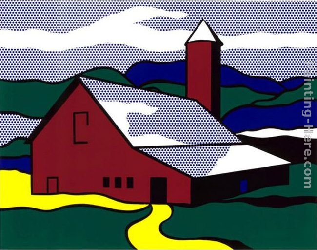 Roy Lichtenstein Red Barn II, 1969